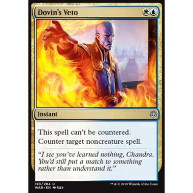 Dovin's Veto - Dovin's Veto - [WAR][NM]
