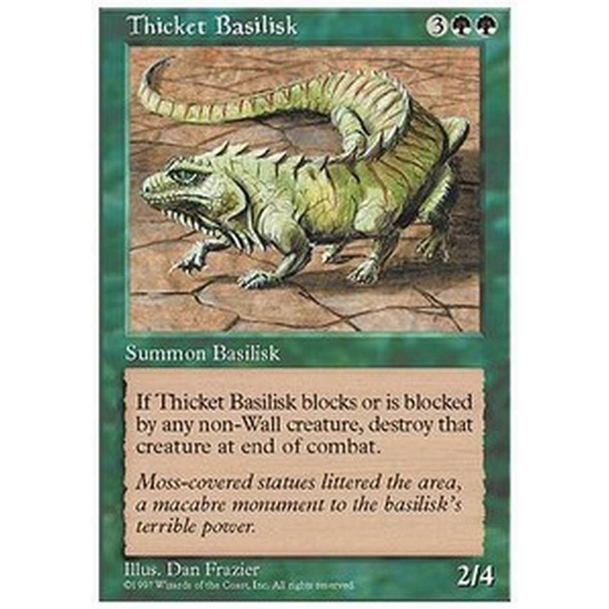 Thicket Basilisk - Thicket Basilisk - [5ED][EX]