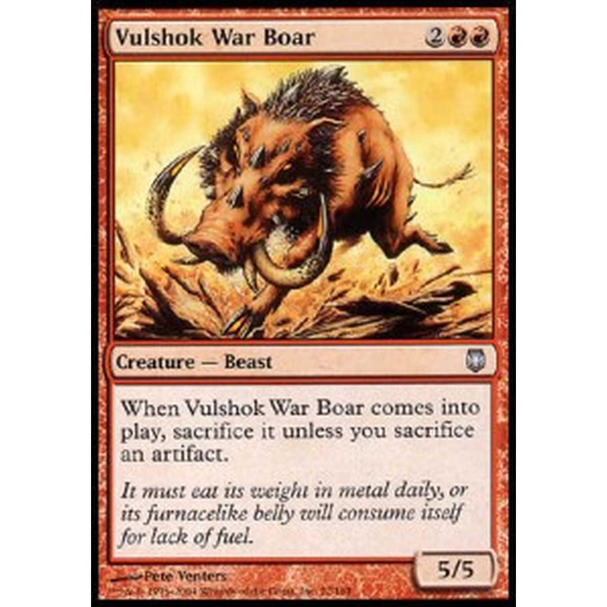 Vulshok War Boar - Cinghiale da Guerra Vulshok - [DST][EX] [Foil]