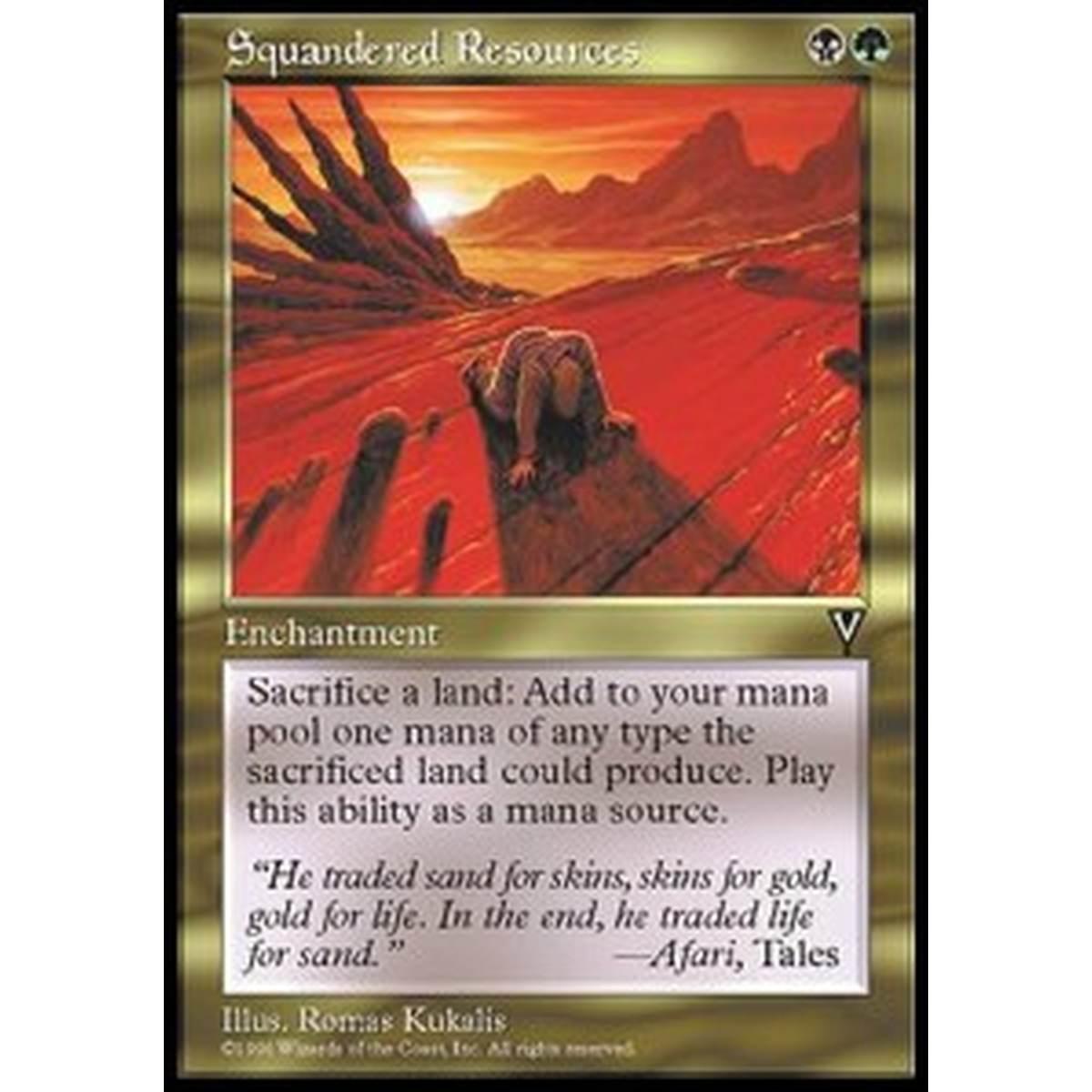 Squandered Resources - Risorse Sprecate - [VIS][GD]