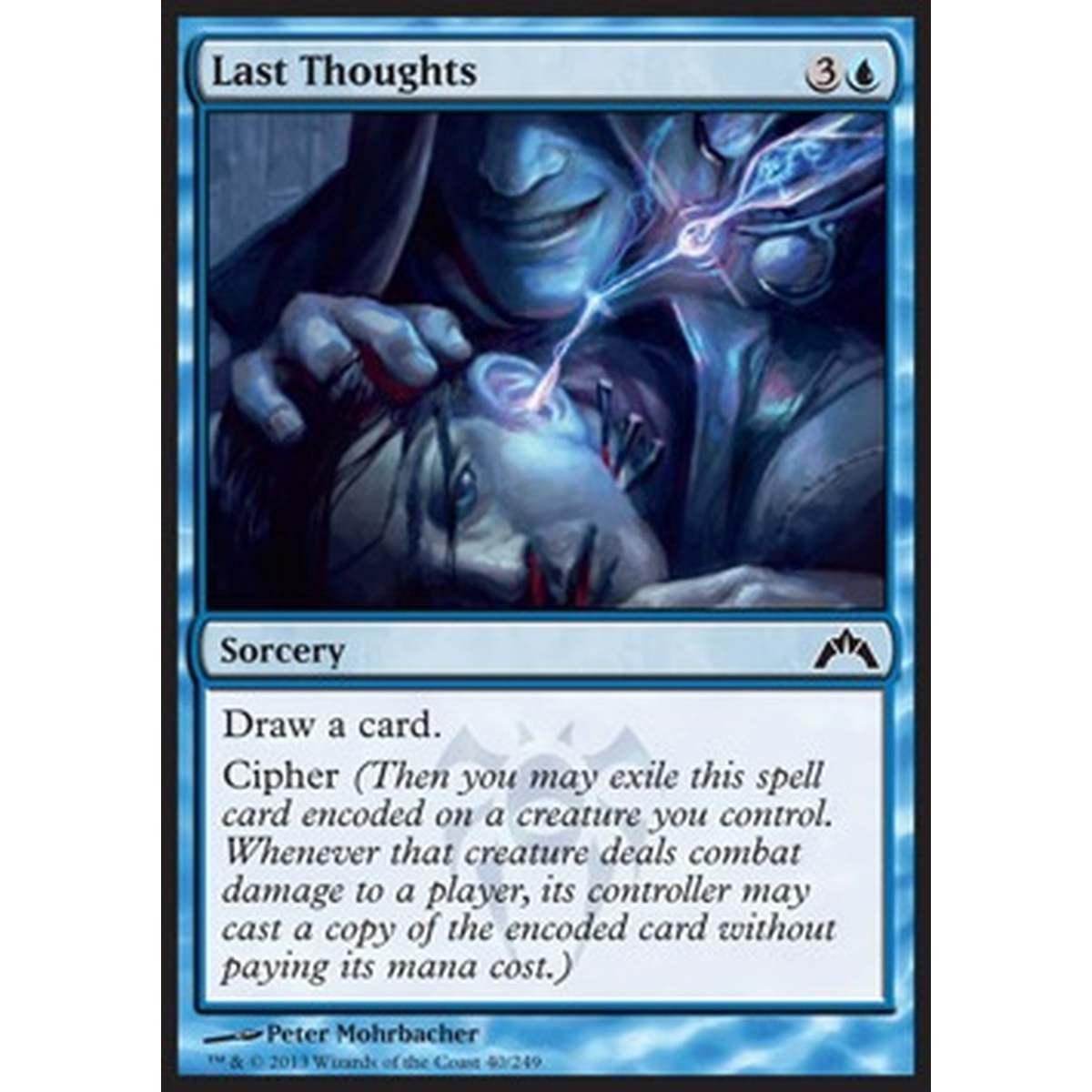 Last Thoughts - Ultimi Pensieri - [GTC] [NM]