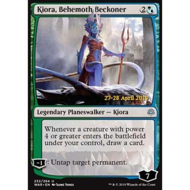 Kiora, Behemoth Beckoner - Kiora, Convocatrice di Behemoth - [XWAR][NM] [Foil]