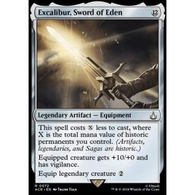 Excalibur, Sword of Eden - Excalibur, Sword of Eden - [ACR][NM] [Foil]