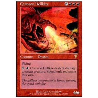 Crimson Hellkite - Crimson Hellkite - [7ED][EX]