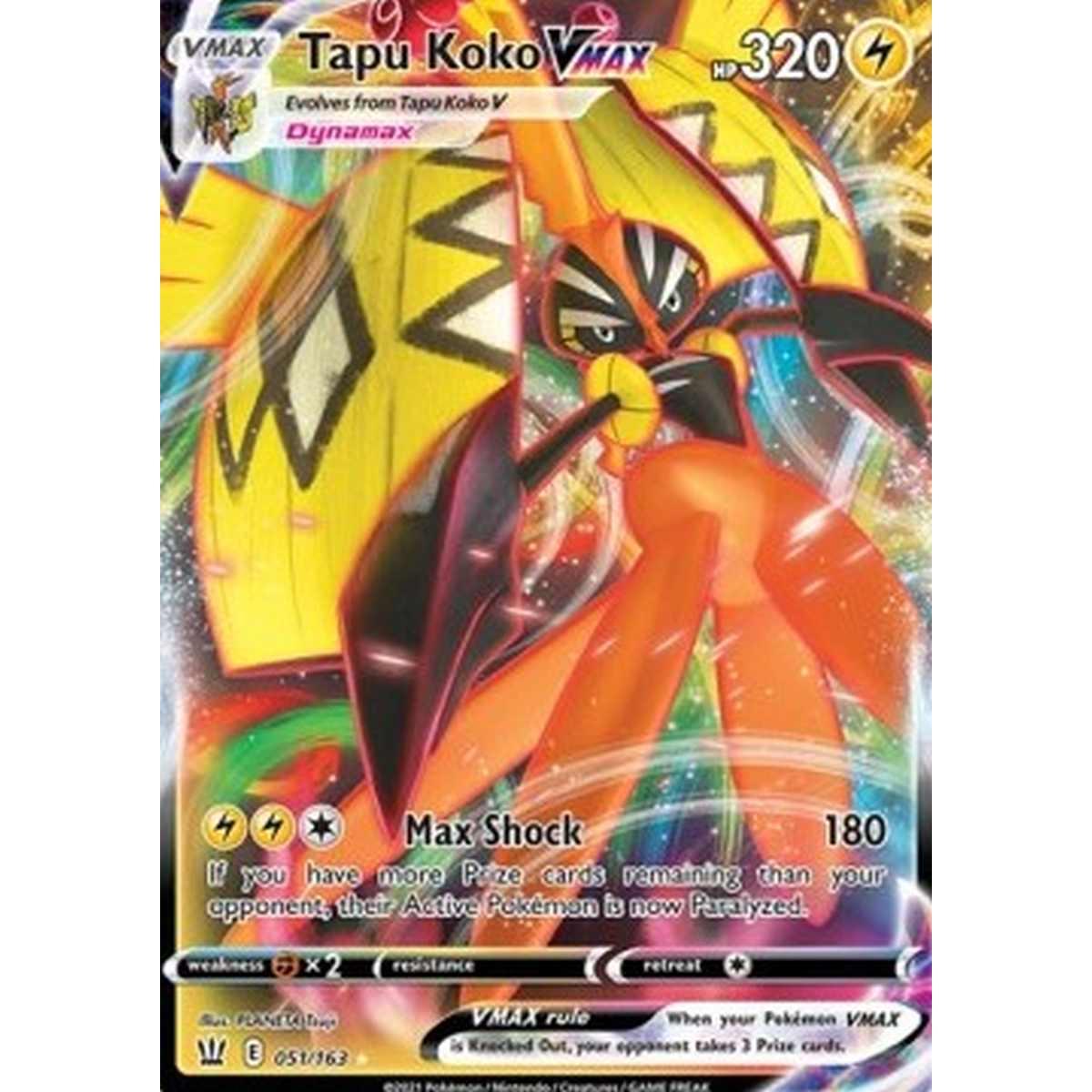 Tapu Koko VMAX  - Tapu Koko VMAX  - [BST][EX]