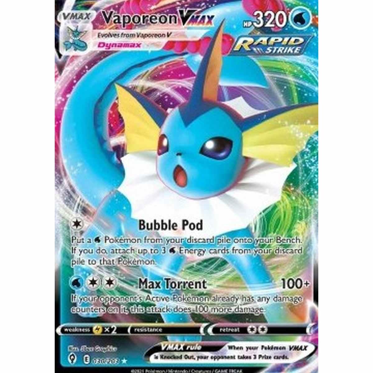 Vaporeon VMAX  - Vaporeon VMAX  - [EVS][NM]
