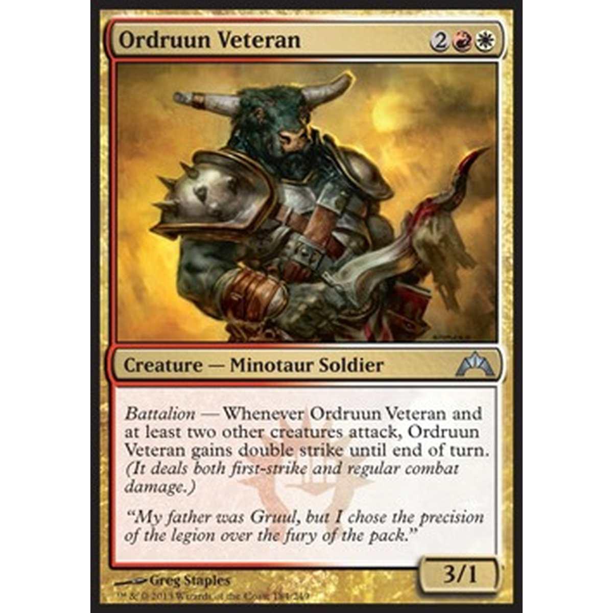 Ordruun Veteran - Veterano Ordruun - [GTC] [NM]