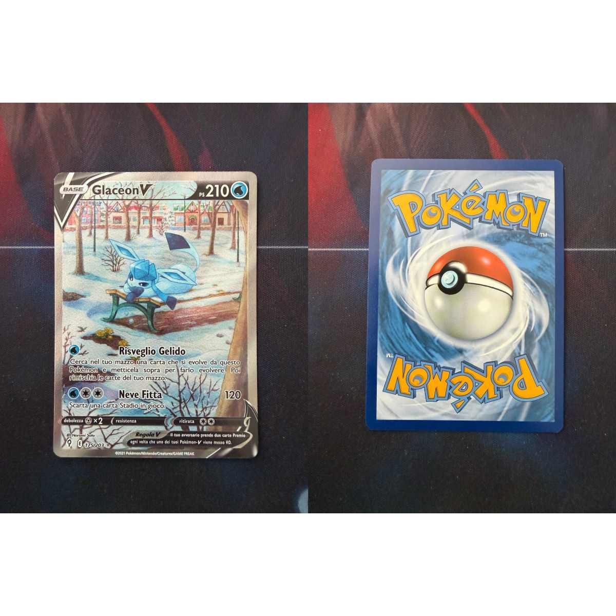 Glaceon V - Evolving Skies Italian n 175 - [EVS][NM]