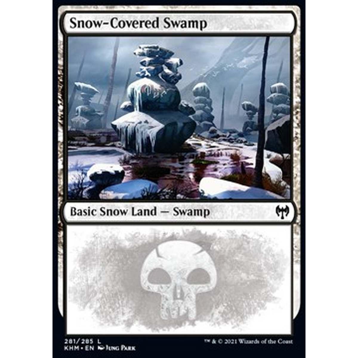 Snow-Covered Swamp (V.2) - Palude Innevata (V.2) - [KHM][NM] [Foil]