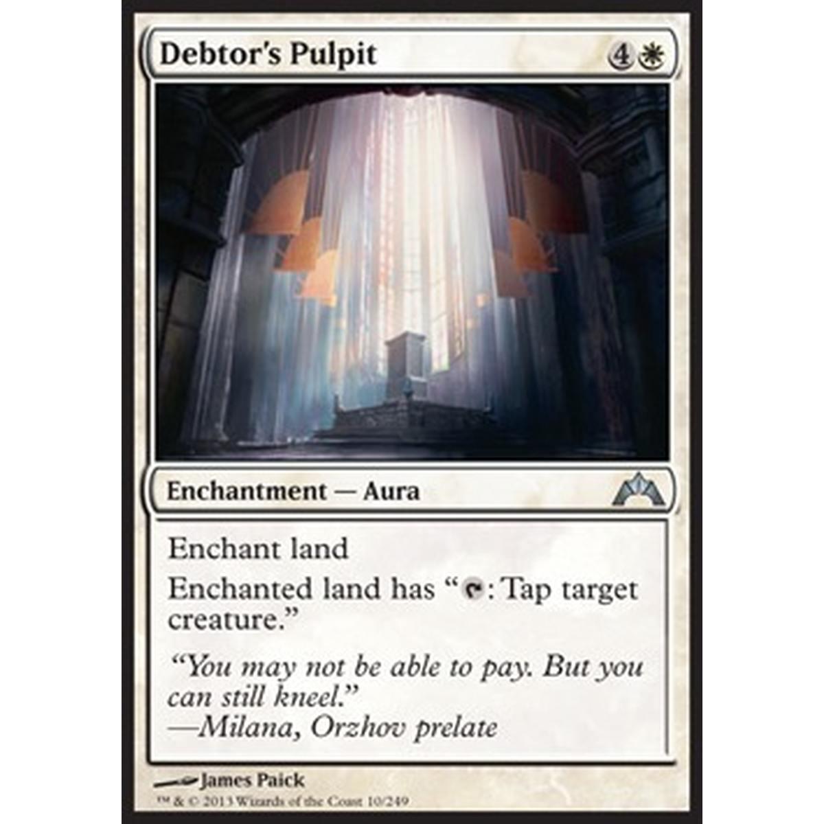 Debtor's Pulpit - Pulpito del Debitore - [GTC] [NM]