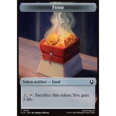 Food Token // Dragon Token (R 4/4 Flying, firebending 4) - Food Token // Dragon Token (R 4/4 Flying, firebending 4) - [TTLA][NM]