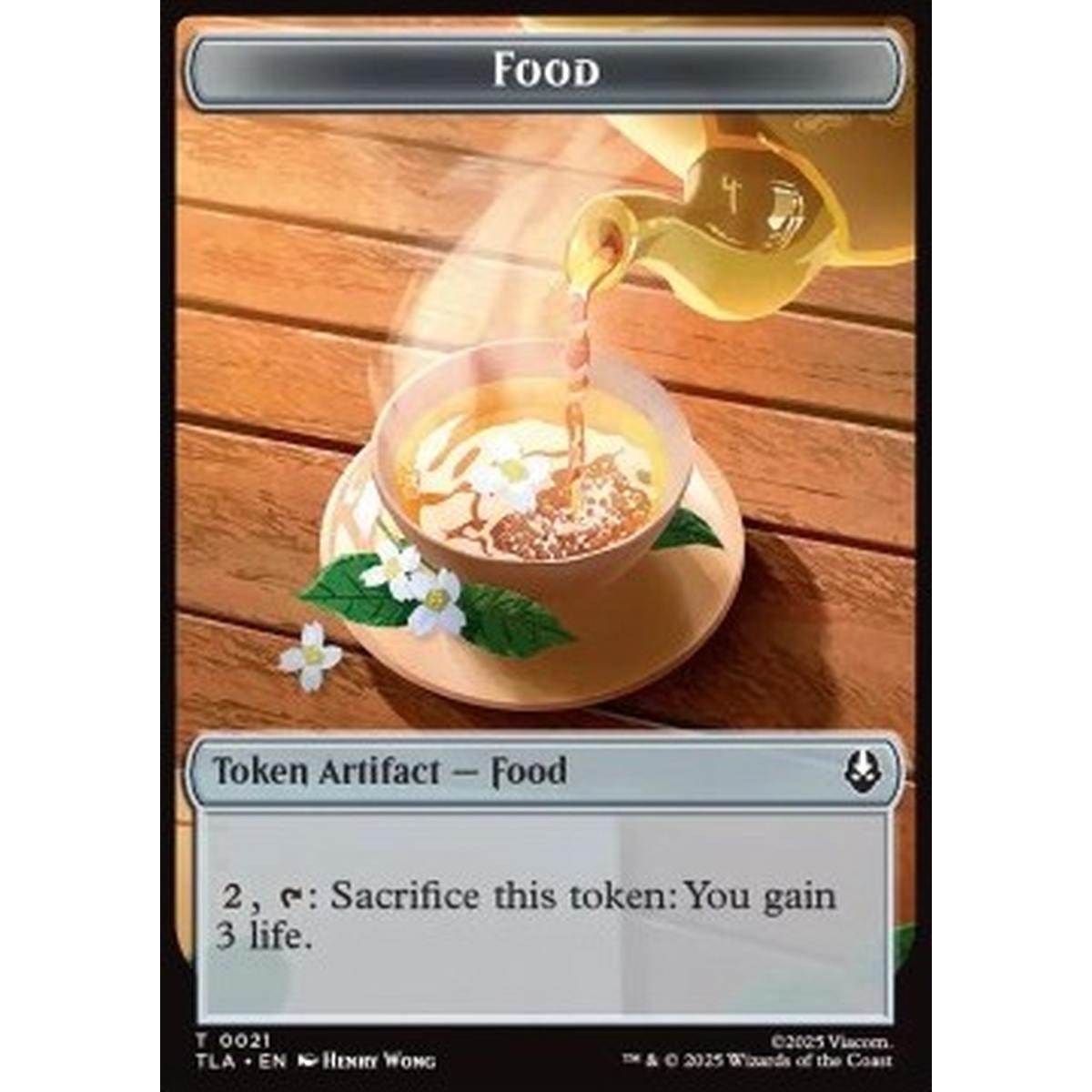 Food Token // Monk Token (R 1/1) - Food Token // Monk Token (R 1/1) - [TTLA][NM]