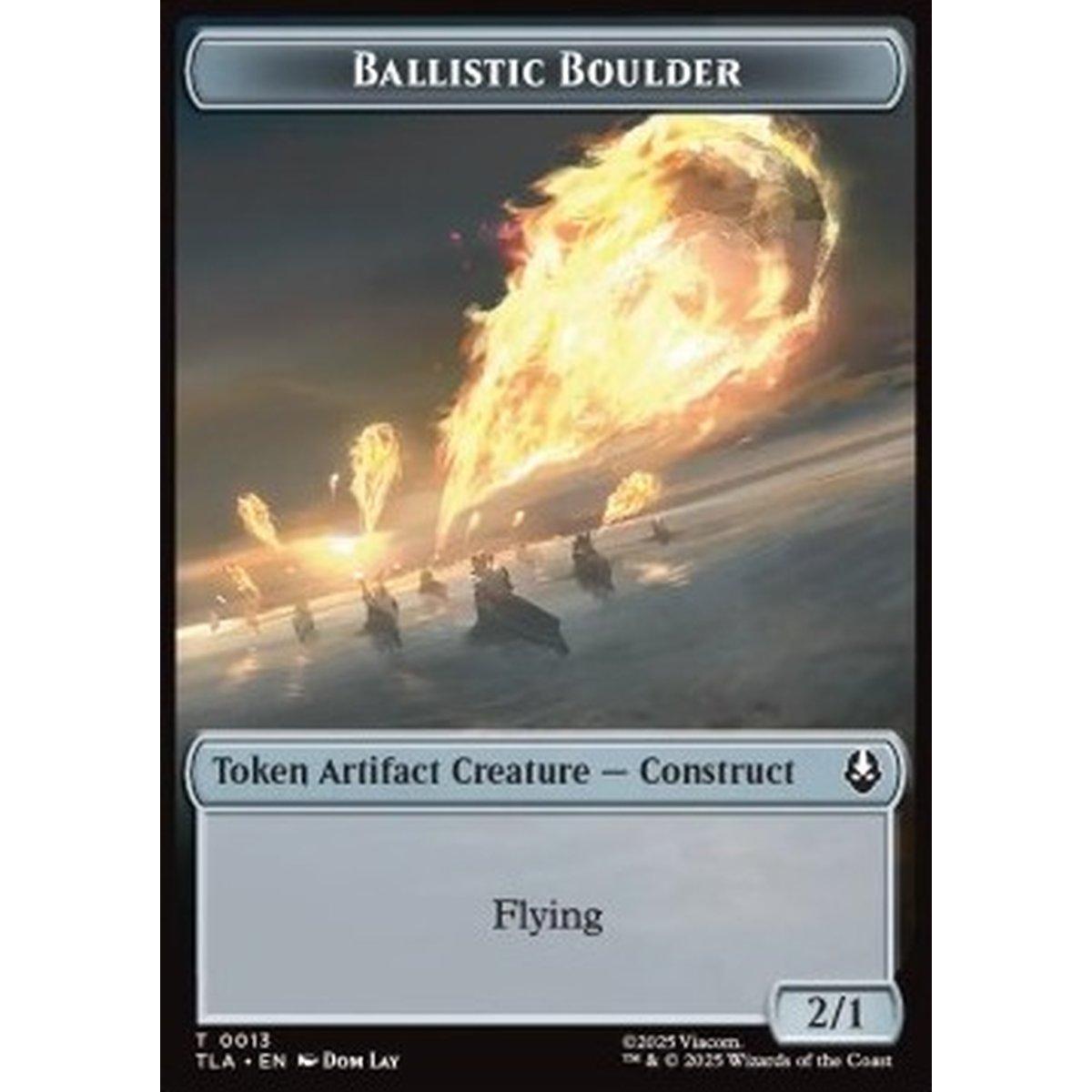 Ballistic Boulder Token (A 2/1) // Soldier Token (R 2/2) - Ballistic Boulder Token (A 2/1) // Soldier Token (R 2/2) - [TTLA][NM]