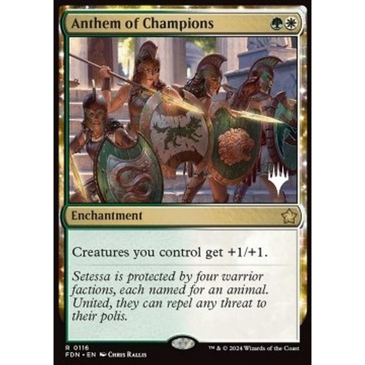Anthem of Champions (V.2) - Anthem of Champions (V.2) - [PFDN][NM] [Foil]