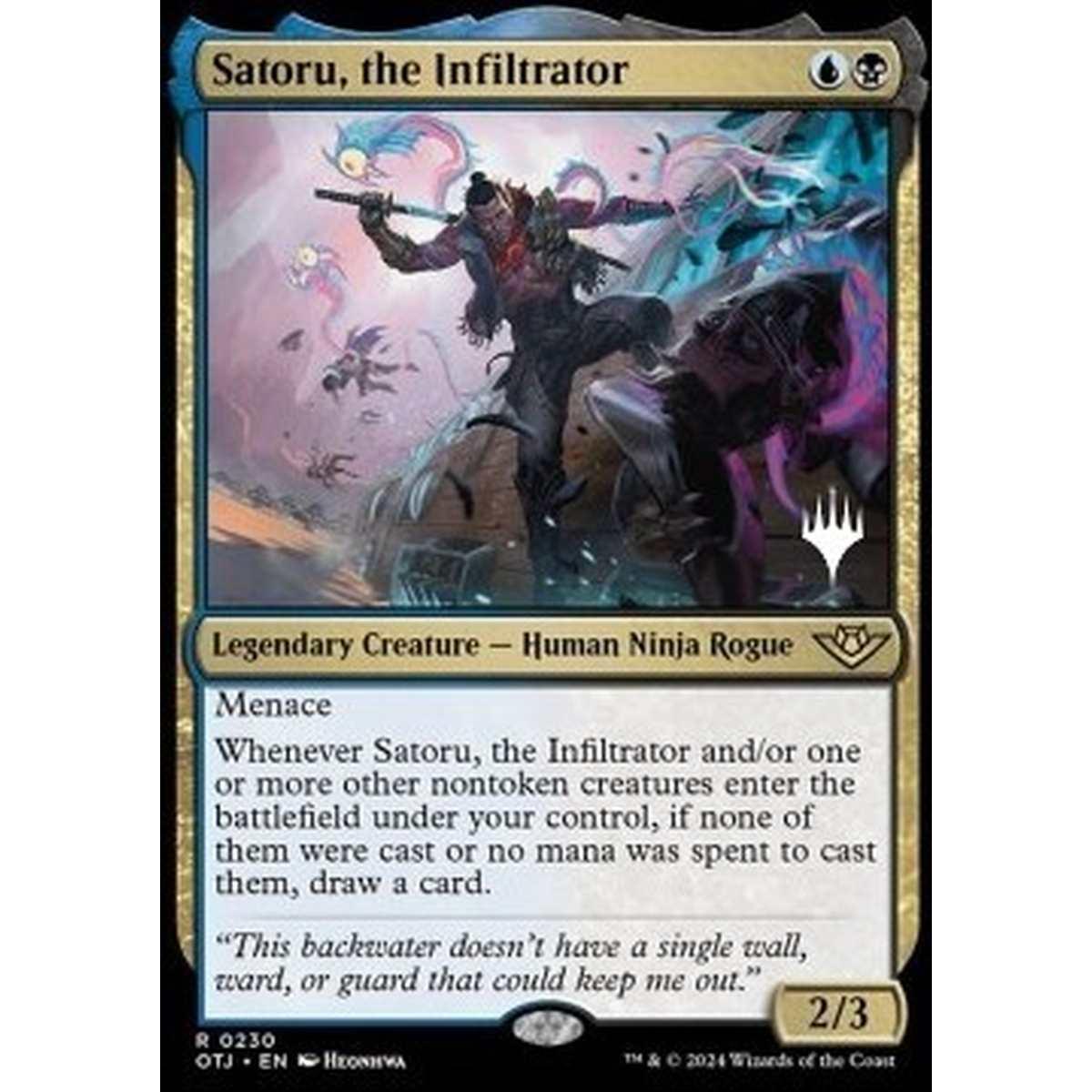 Satoru, the Infiltrator (V.2) - Satoru, the Infiltrator (V.2) - [POTJ][NM] [Foil]