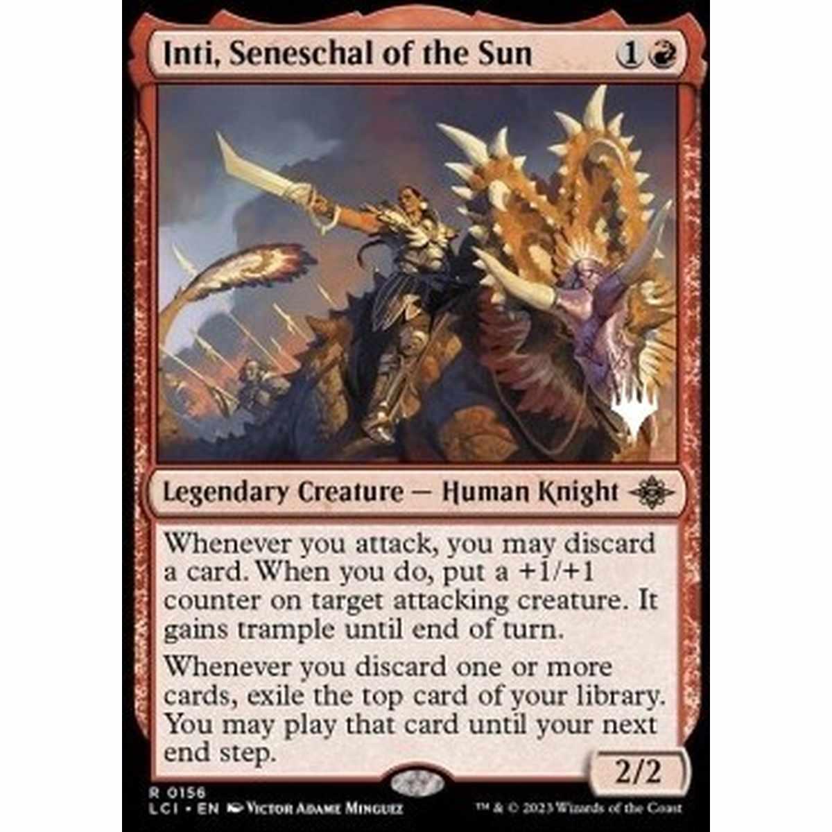 Inti, Seneschal of the Sun (V.2) - Inti, Seneschal of the Sun (V.2) - [PLCI][NM] [Foil]