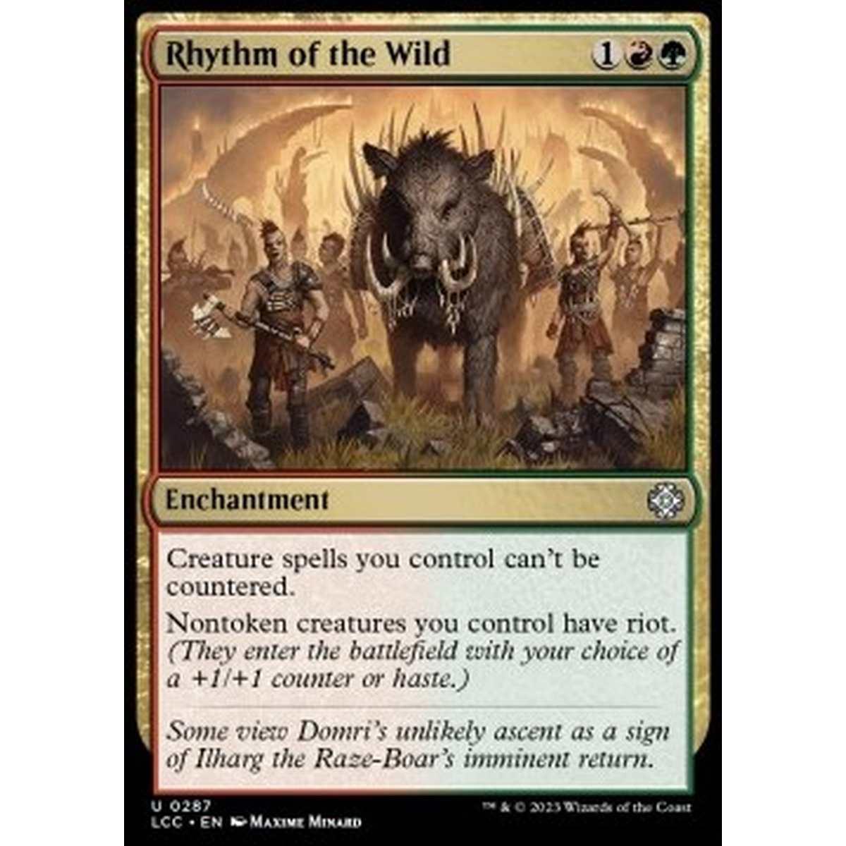 Rhythm of the Wild - Ritmo dei Selvaggi - [LCC][NM]