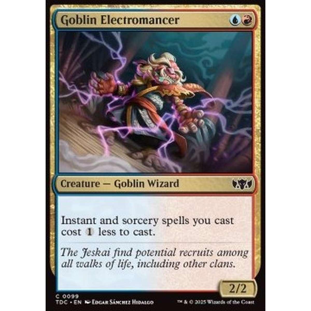 Goblin Electromancer - Elettromante Goblin - [TDC][NM]