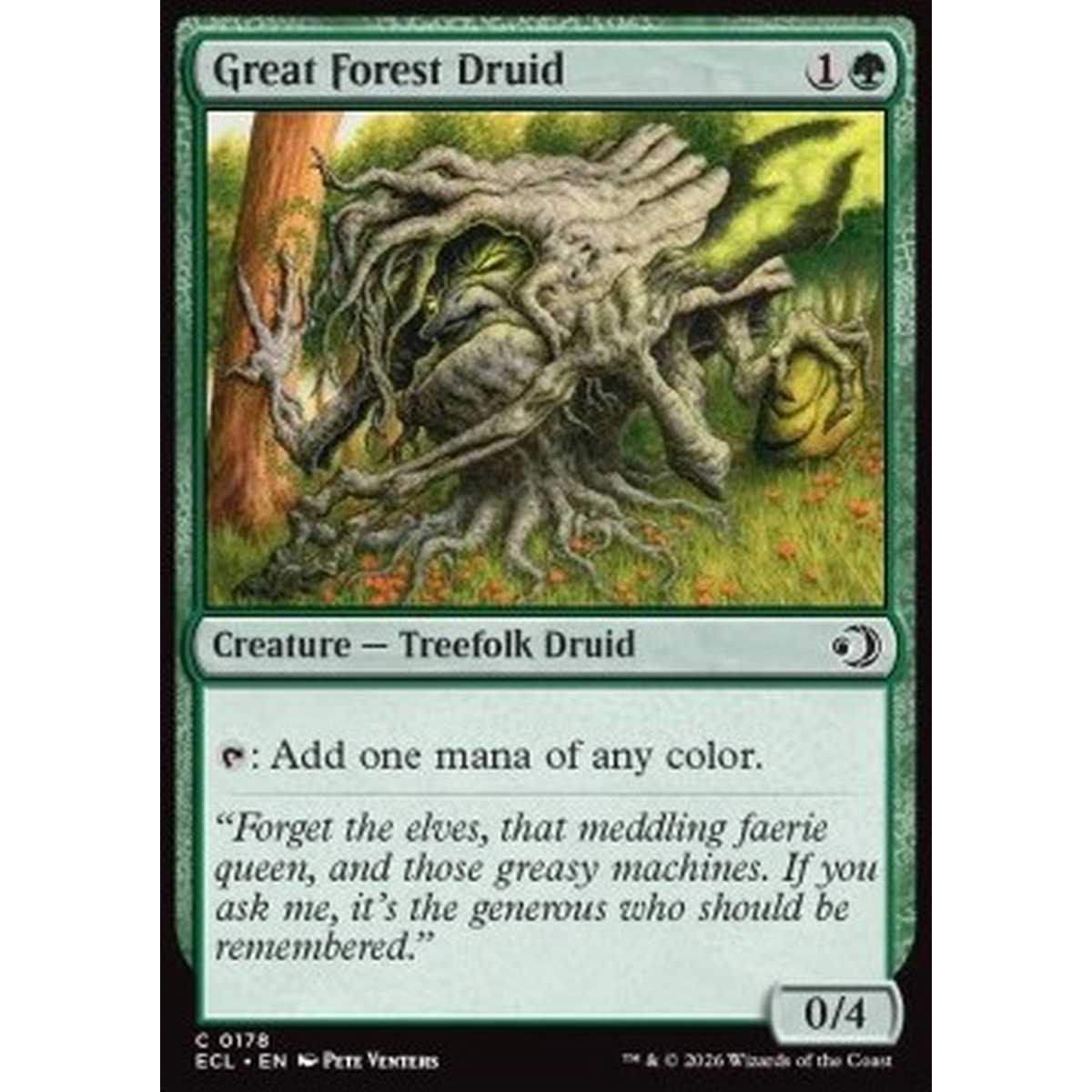 Great Forest Druid - Great Forest Druid - [ECL][NM]