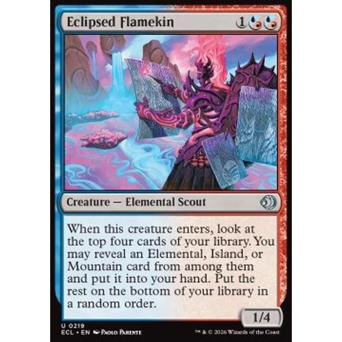 Eclipsed Flamekin - Eclipsed Flamekin - [ECL][NM]