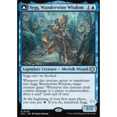 Sygg, Wanderwine Wisdom // Sygg, Wanderbrine Shield - Sygg, Wanderwine Wisdom // Sygg, Wanderbrine Shield - [ECL][NM]