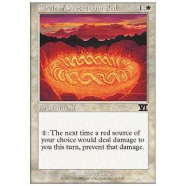 Circle of Protection: Red - Circle of Protection: Red - [6ED][EX]