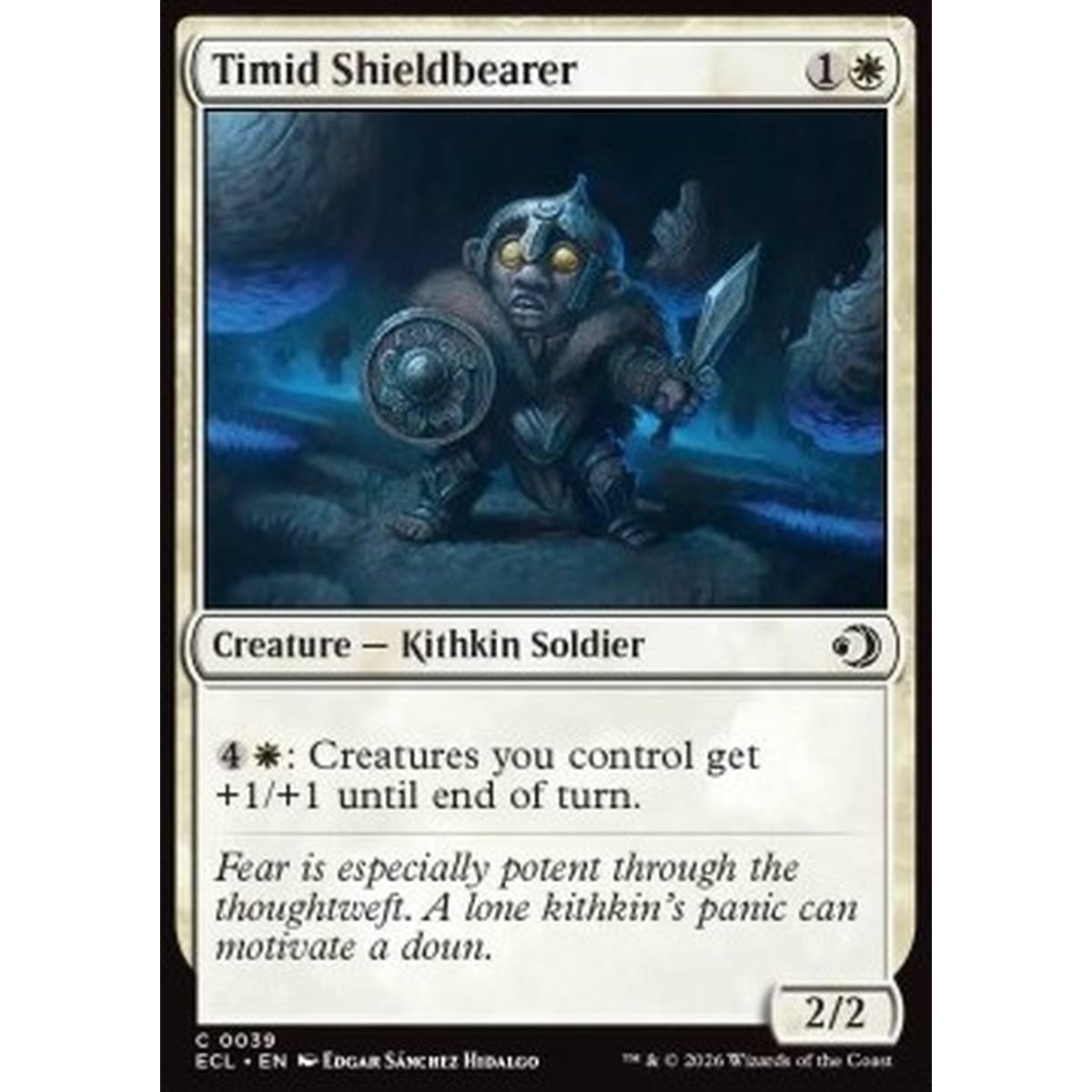 Timid Shieldbearer - Timid Shieldbearer - [ECL][NM] [Foil]