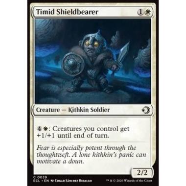 Timid Shieldbearer - Timid Shieldbearer - [ECL][NM] [Foil]