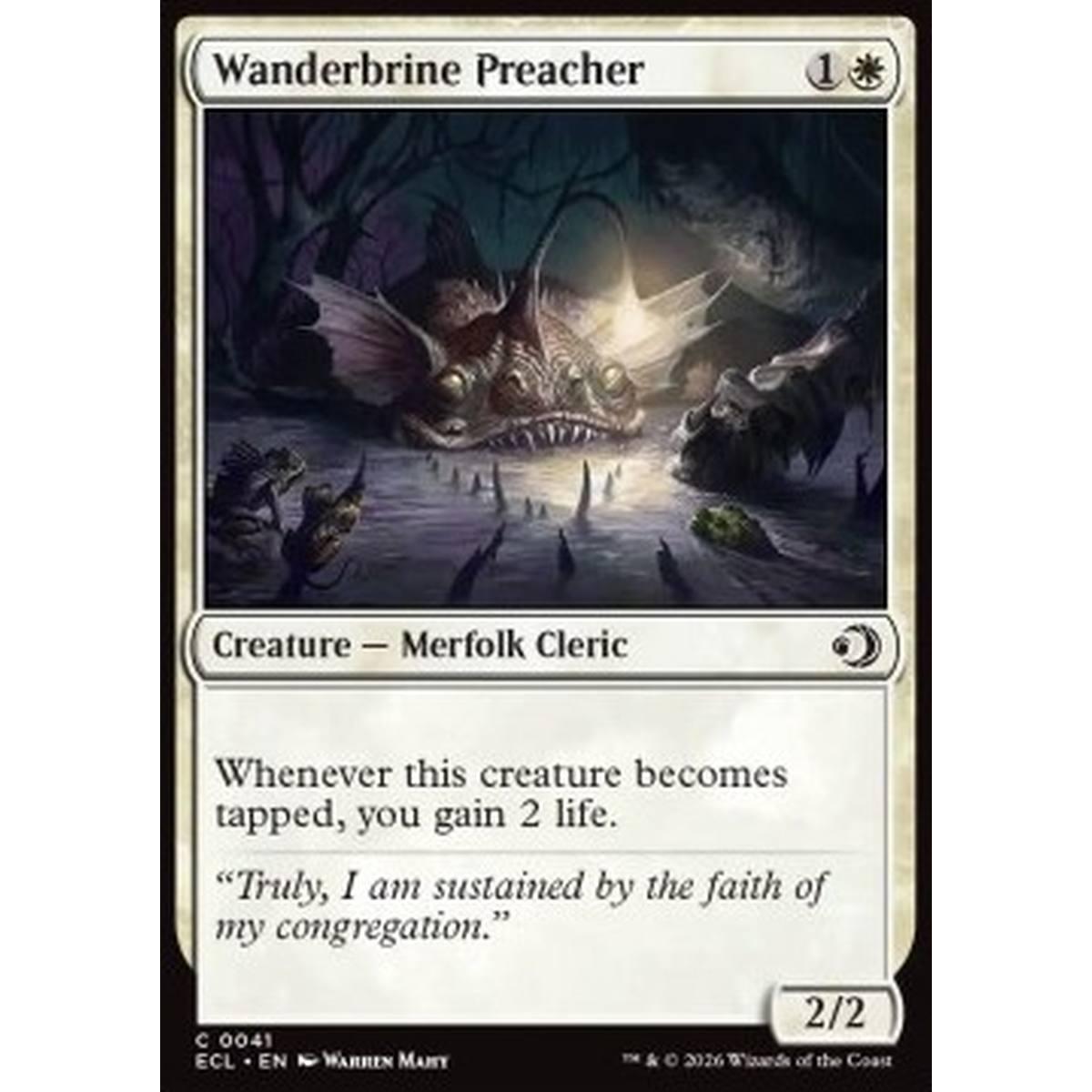 Wanderbrine Preacher - Wanderbrine Preacher - [ECL][NM] [Foil]
