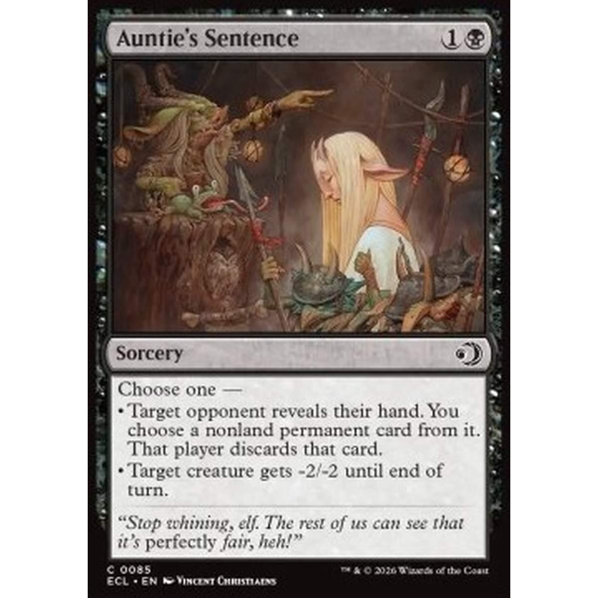 Auntie's Sentence - Auntie's Sentence - [ECL][NM] [Foil]