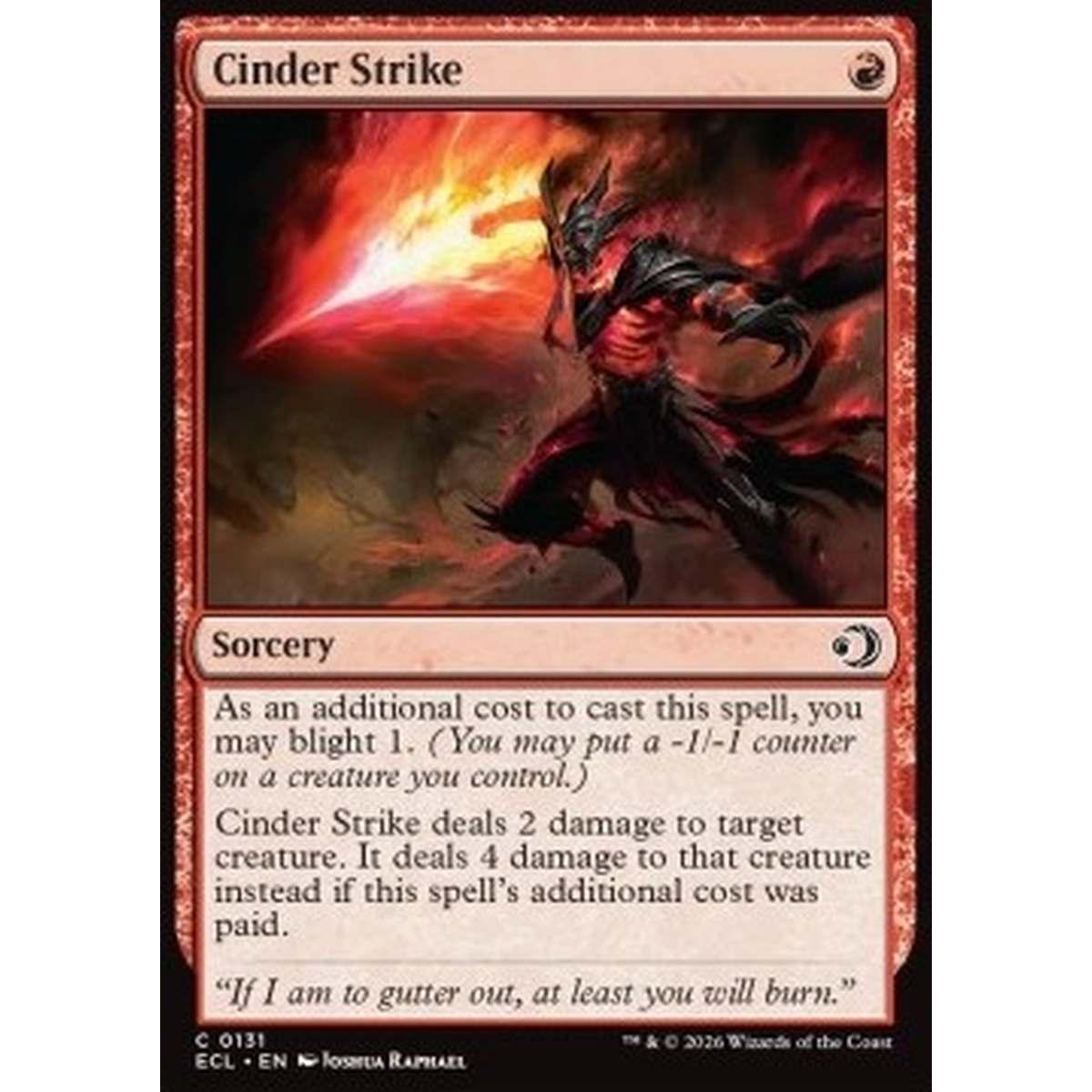 Cinder Strike - Cinder Strike - [ECL][NM] [Foil]
