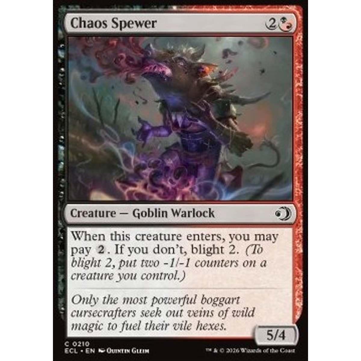 Chaos Spewer - Chaos Spewer - [ECL][NM] [Foil]