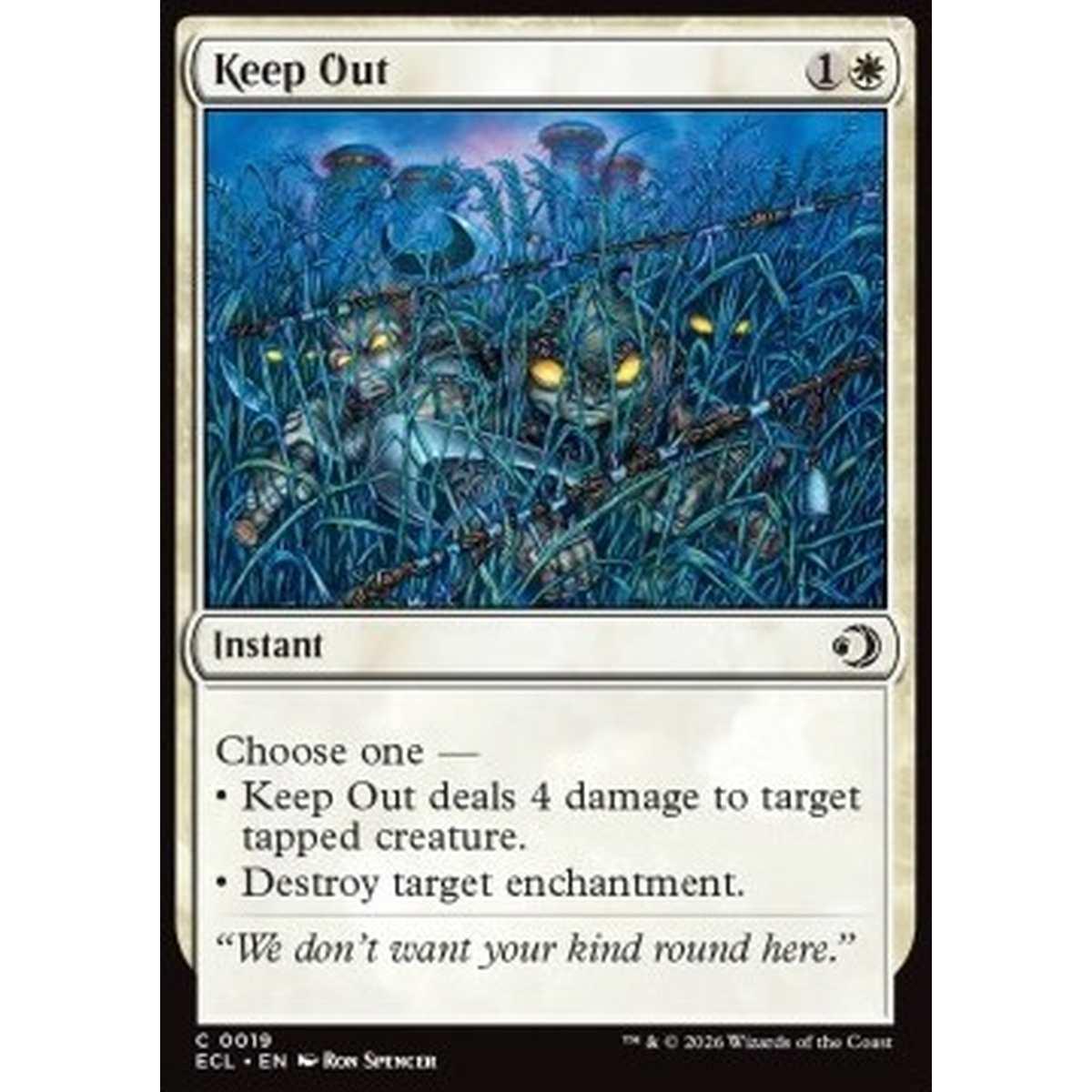 Keep Out - Keep Out - [ECL][NM] [Foil]