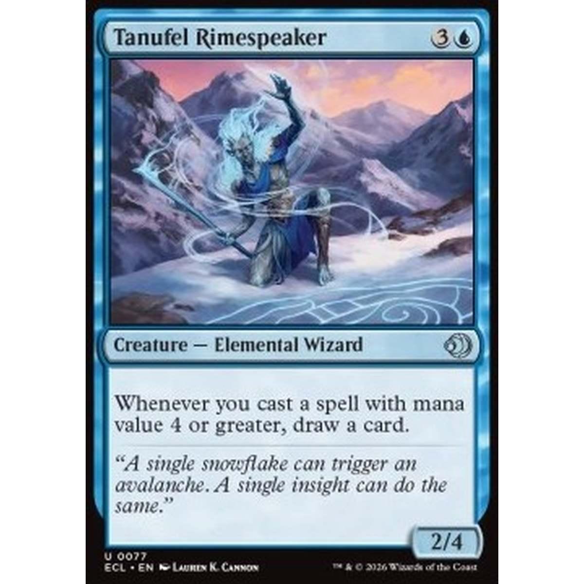 Tanufel Rimespeaker - Tanufel Rimespeaker - [ECL][NM] [Foil]