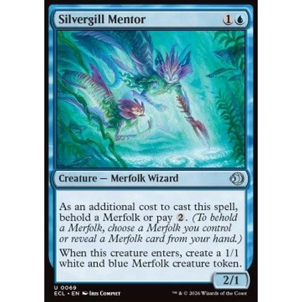 Silvergill Mentor - Silvergill Mentor - [ECL][NM] [Foil]