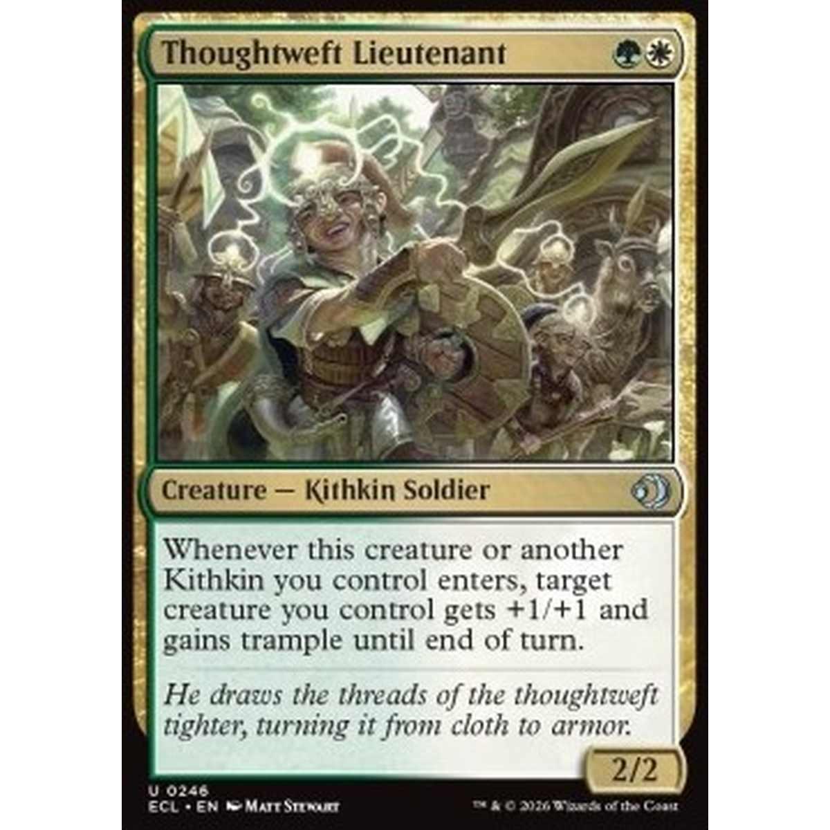Thoughtweft Lieutenant - Thoughtweft Lieutenant - [ECL][NM] [Foil]
