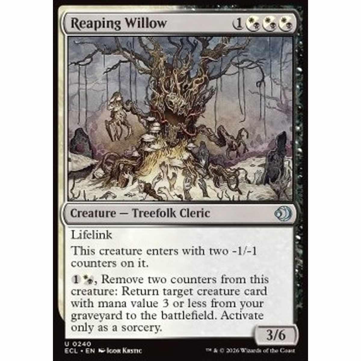 Reaping Willow - Reaping Willow - [ECL][NM] [Foil]