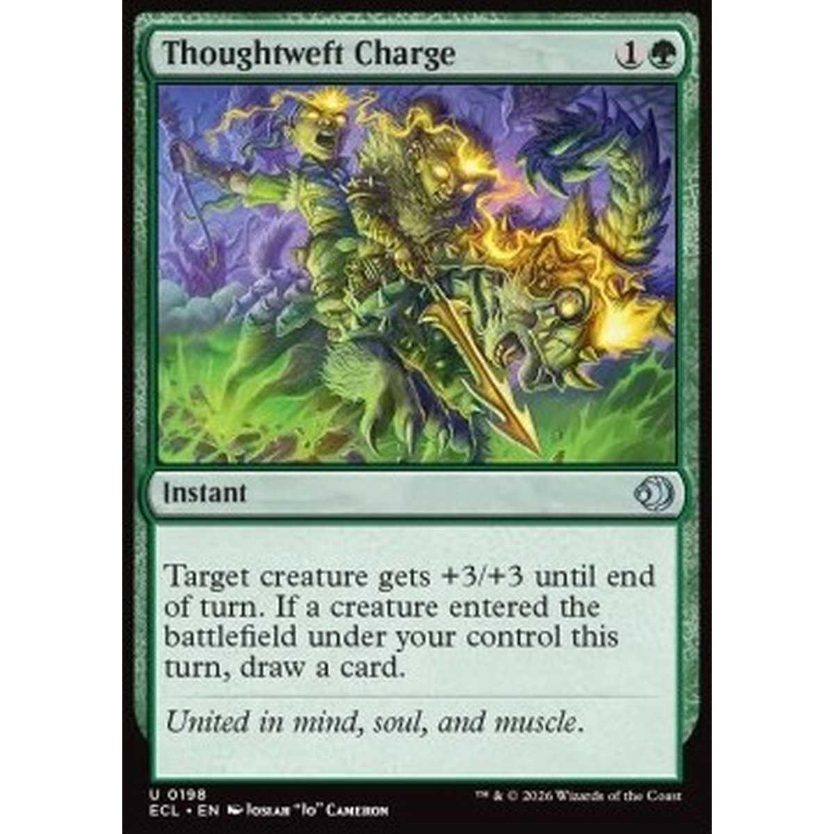 Thoughtweft Charge - Thoughtweft Charge - [ECL][NM] [Foil]