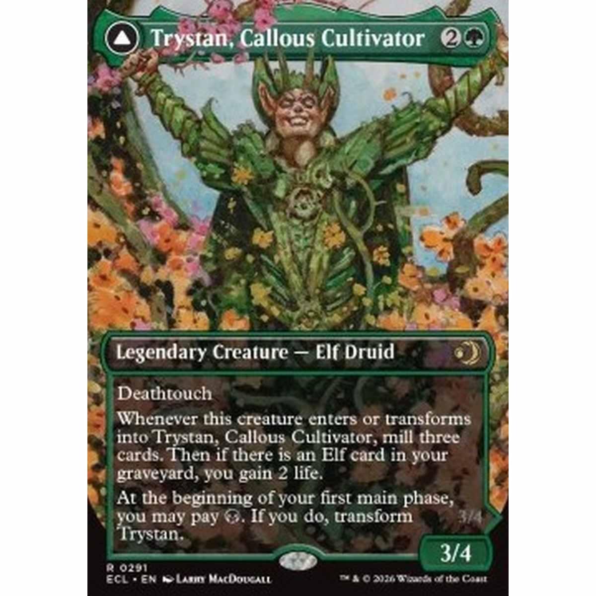 Trystan, Callous Cultivator // Trystan, Penitent Culler - Trystan, Callous Cultivator // Trystan, Penitent Culler - [XECL][NM]