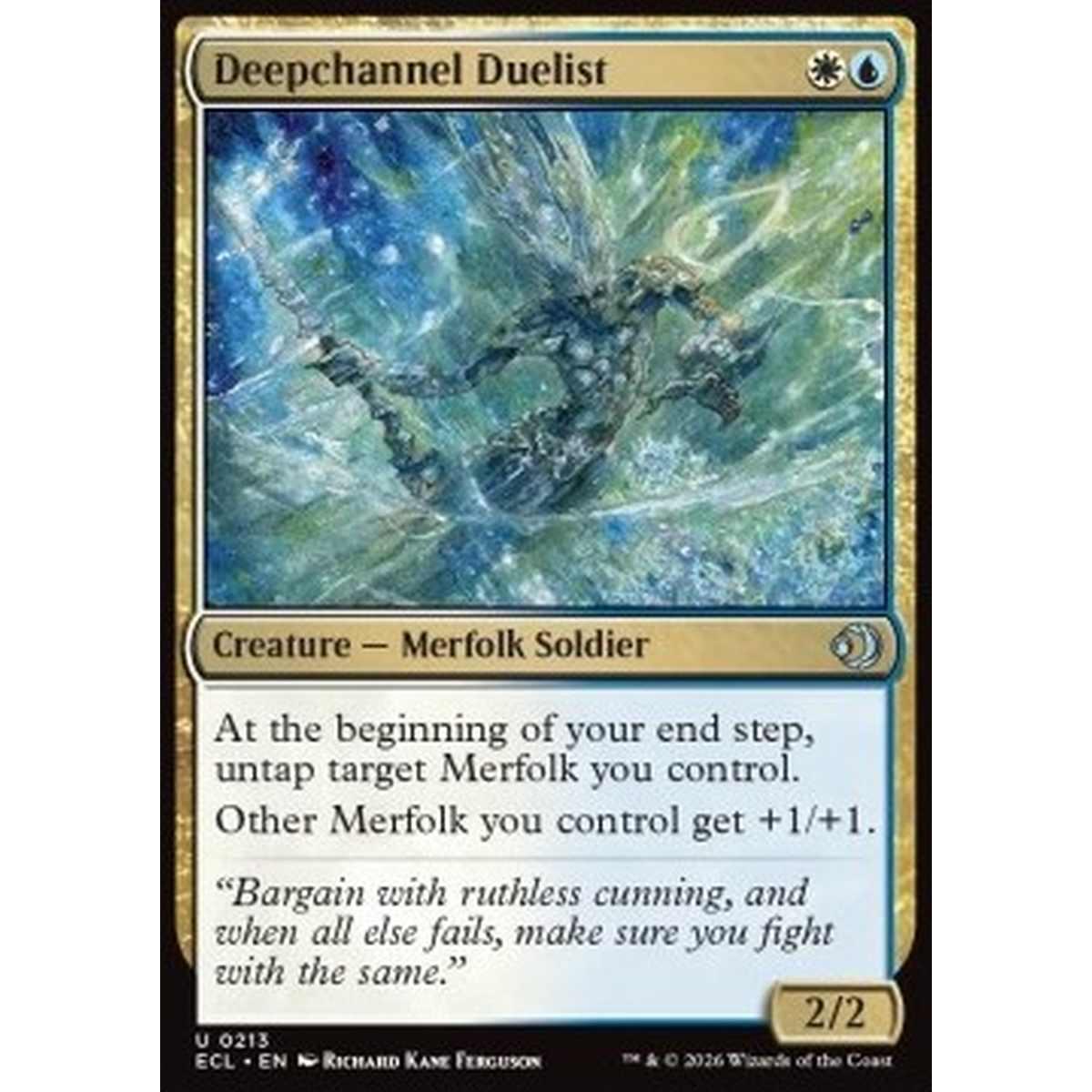 Deepchannel Duelist - Deepchannel Duelist - [ECL][NM] [Foil]