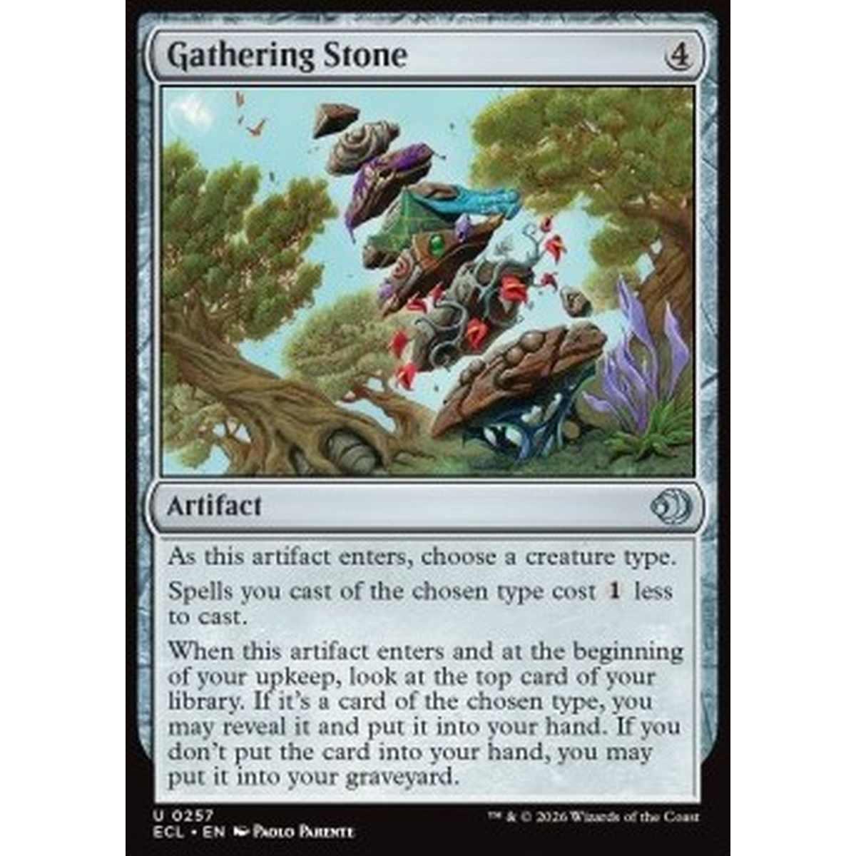 Gathering Stone - Gathering Stone - [ECL][NM] [Foil]