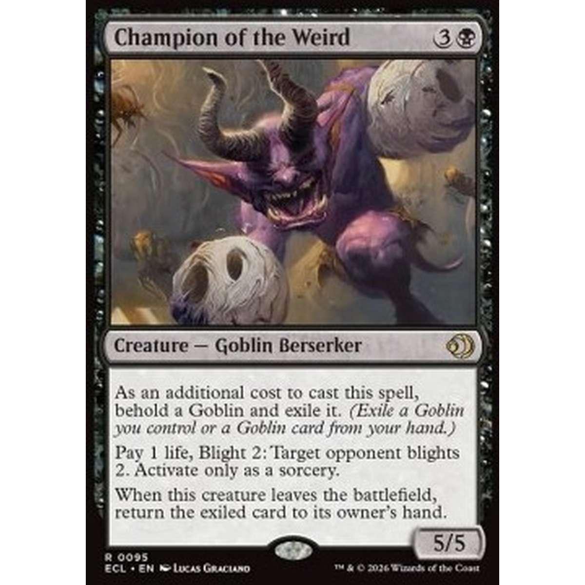 Champion of the Weird - Champion of the Weird - [ECL][NM] [Foil]