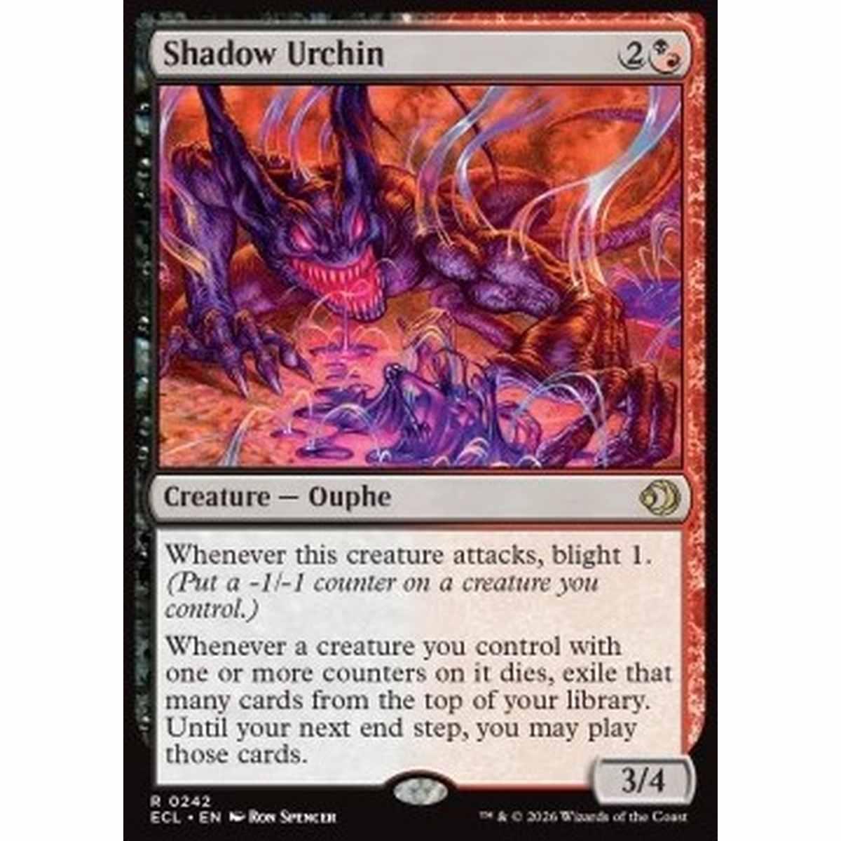 Shadow Urchin - Shadow Urchin - [ECL][NM] [Foil]