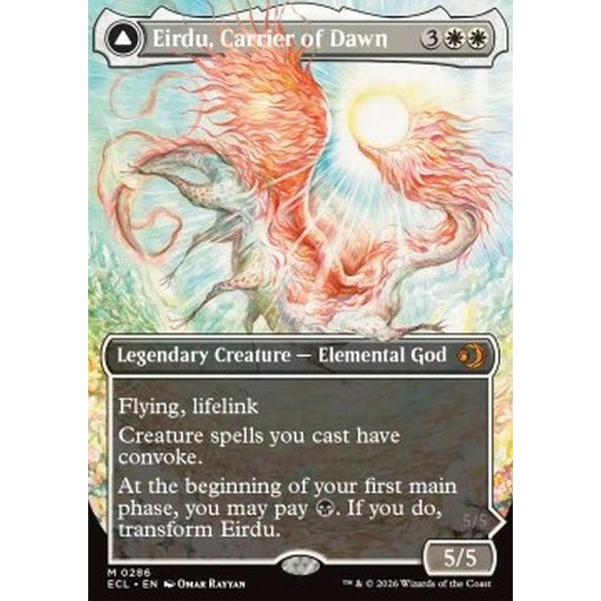 Eirdu, Carrier of Dawn // Isilu, Carrier of Twilight - Eirdu, Carrier of Dawn // Isilu, Carrier of Twilight - [XECL][NM]