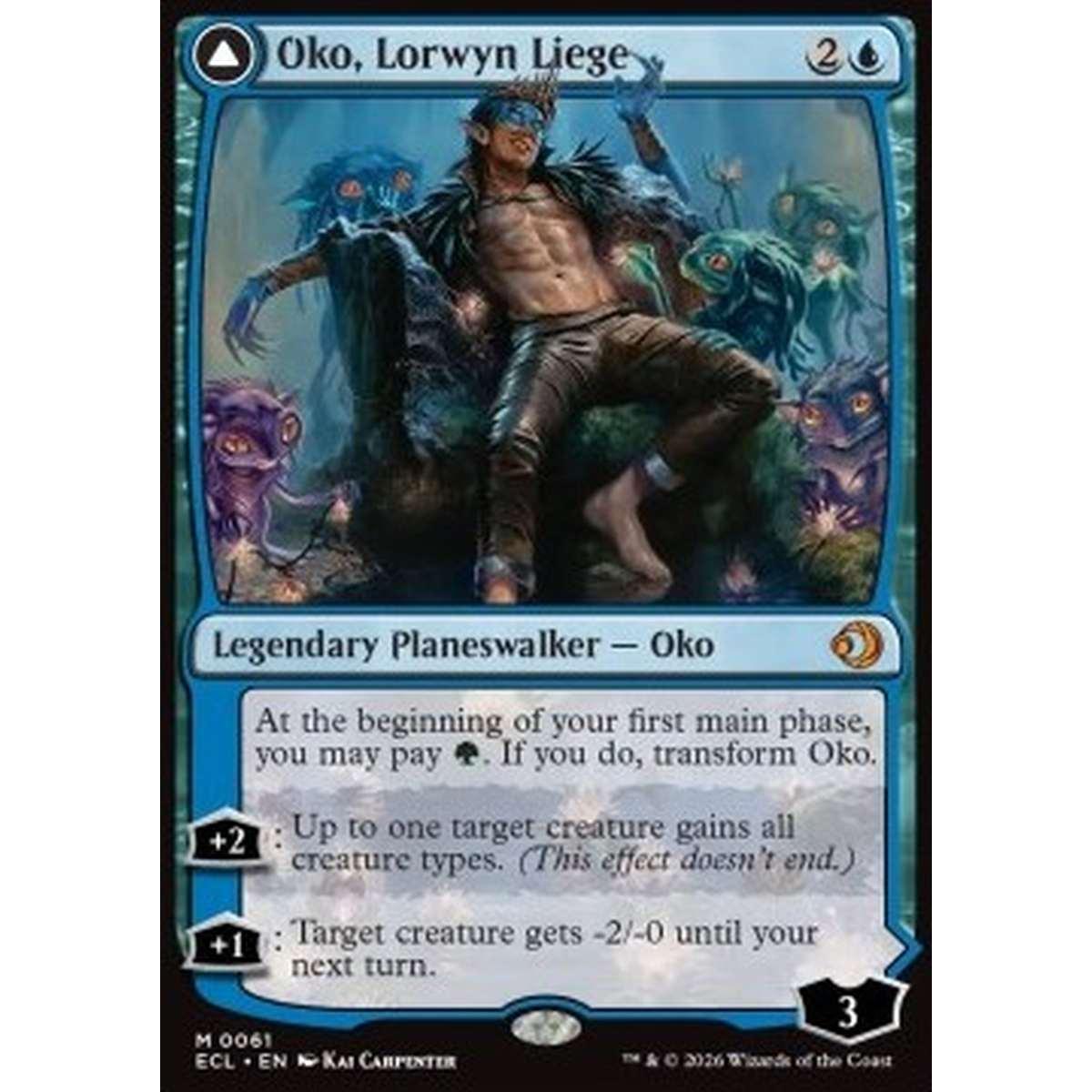 Oko, Lorwyn Liege // Oko, Shadowmoor Scion - Oko, Lorwyn Liege // Oko, Shadowmoor Scion - [ECL][NM] [Foil]