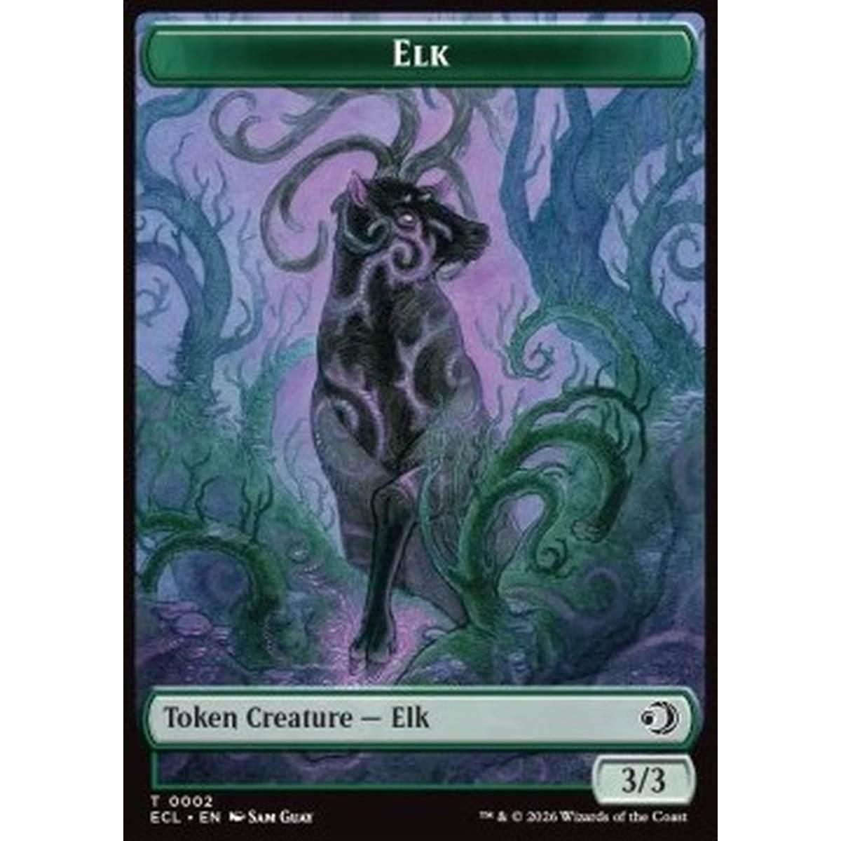 Elk Token (G 3/3) // Mutavault Token - Elk Token (G 3/3) // Mutavault Token - [TECL][NM]