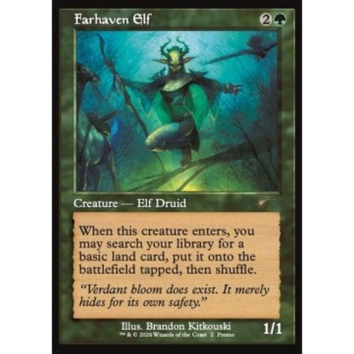Farhaven Elf - Farhaven Elf - [DCI][NM] [Foil]