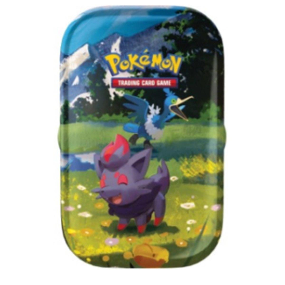 Mini Tin Ascesa Eroica Pokemon Zorua e Cramorant
