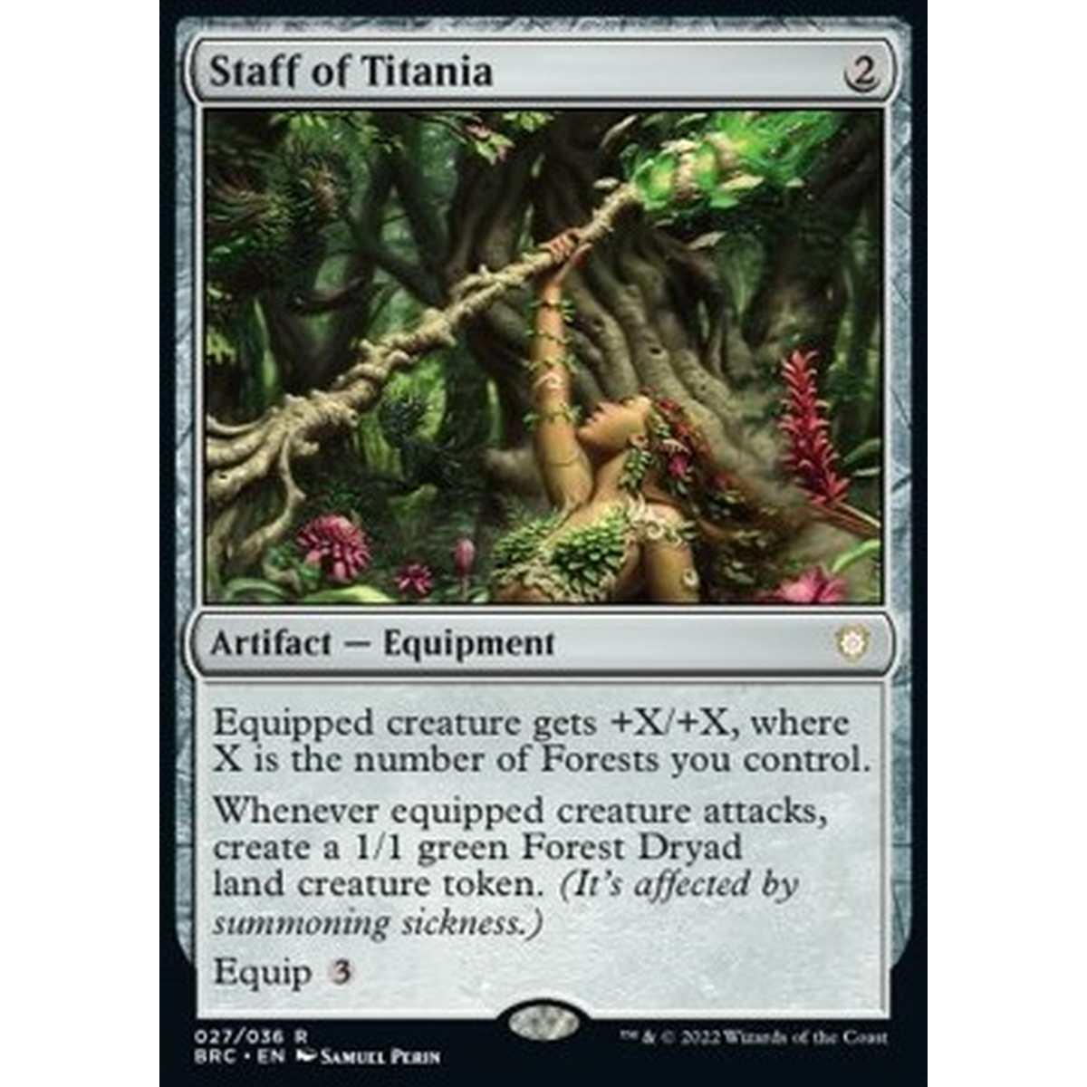 Staff of Titania (V.1) - Staff of Titania (V.1) - [XBRC][NM] [Foil]