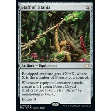 Staff of Titania (V.1) - Staff of Titania (V.1) - [XBRC][NM] [Foil]
